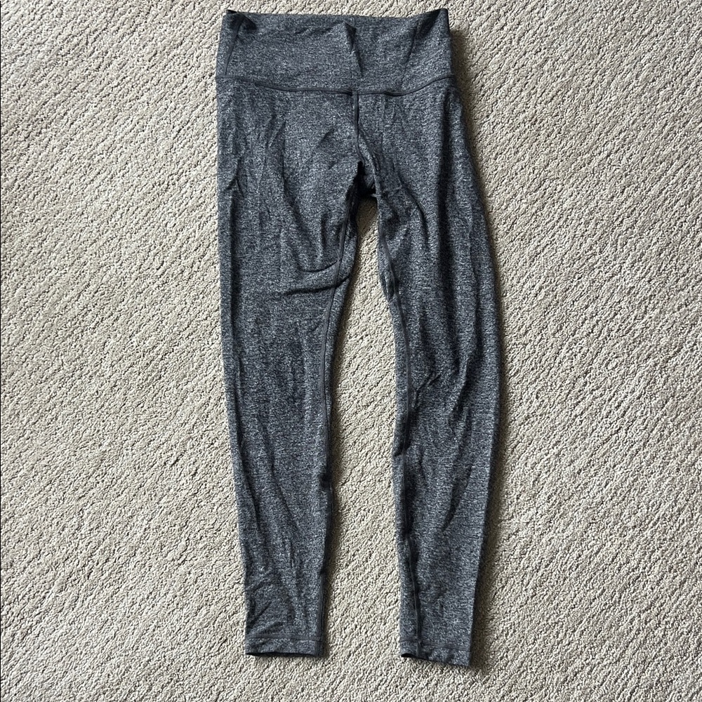 Lululemon Gray High-Waisted Leggings - size 8